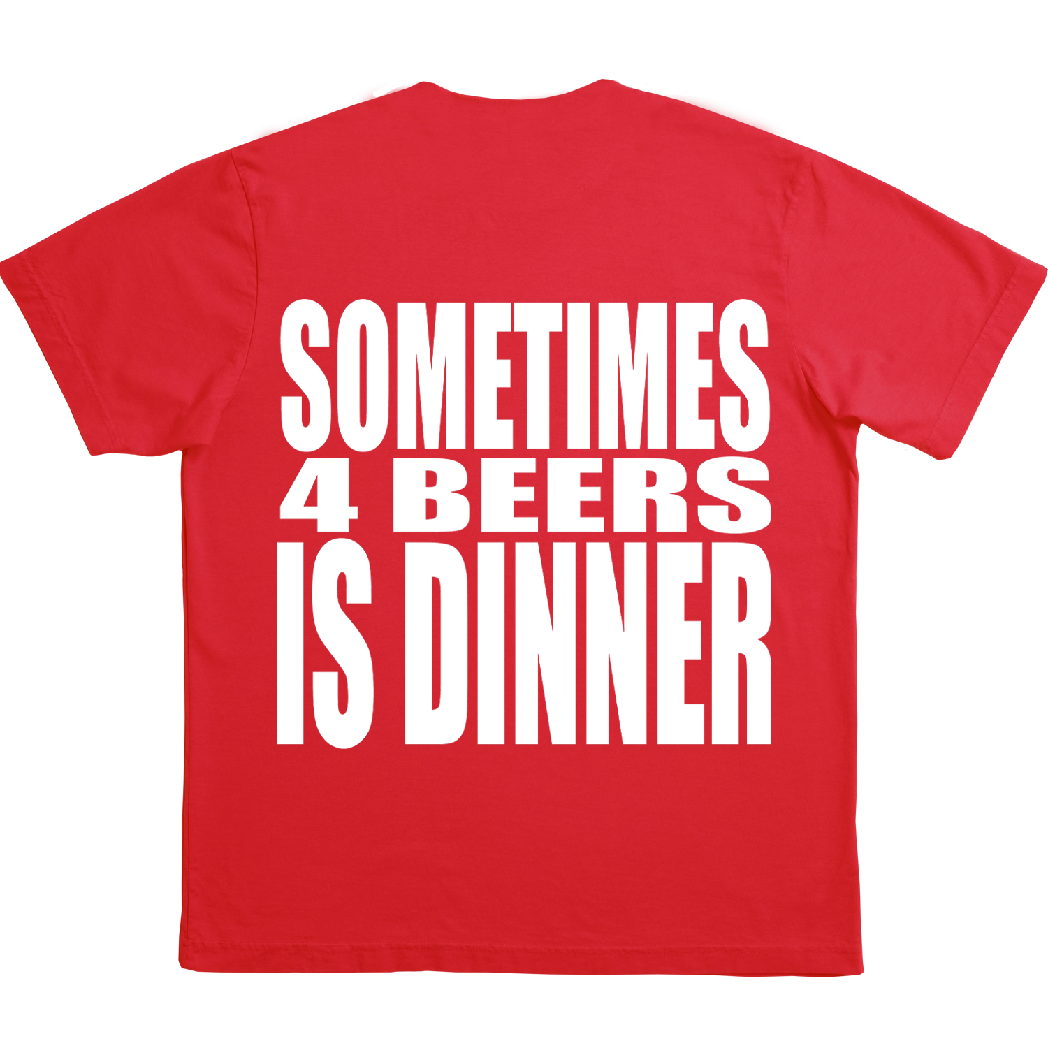 4 BEERS red
