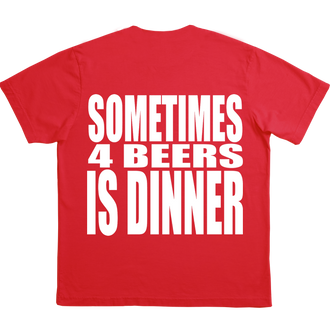 4 BEERS red