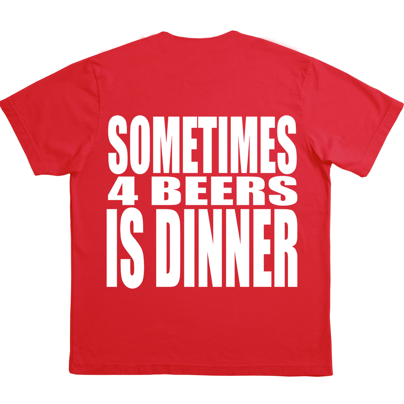 4 BEERS red