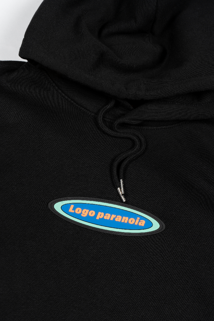 BLACK PARANOIA HOODIE